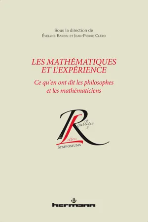 Les mathématiques et l'expérience