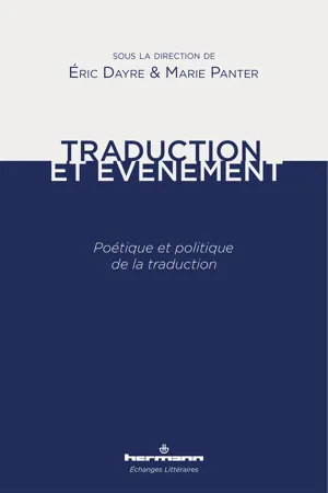 Traduction et événement