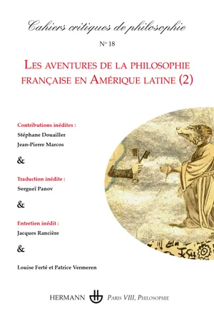 Cahiers critiques de philosophie n°18