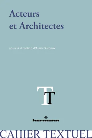 Acteurs et Architectes