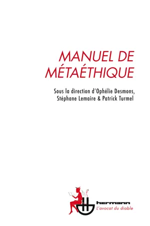 Manuel de métaéthique