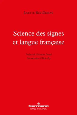 Science des signes et langue française