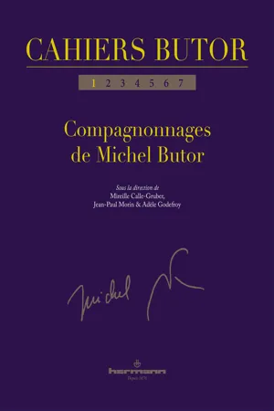 Cahiers Butor n° 1