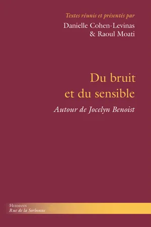 Du bruit et du sensible