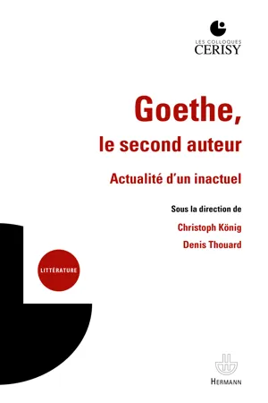 Goethe, le second auteur