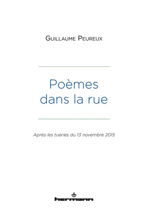 Poèmes dans la rue