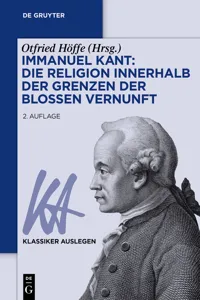Immanuel Kant: Die Religion innerhalb der Grenzen der bloßen Vernunft_cover