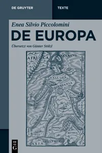 Enea Silvio Piccolomini: De Europa_cover