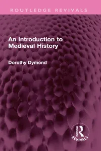 An Introduction to Medieval History_cover