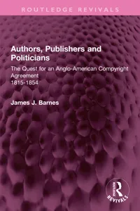 Authors, Publishers and Politicians_cover