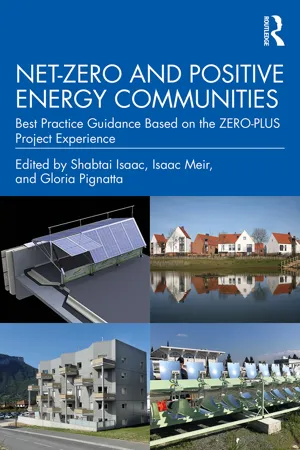 Net-Zero and Positive Energy Communities