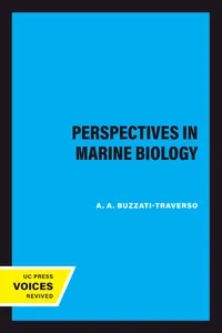 Perspectives in Marine Biology_cover