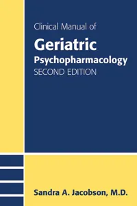 Clinical Manual of Geriatric Psychopharmacology_cover