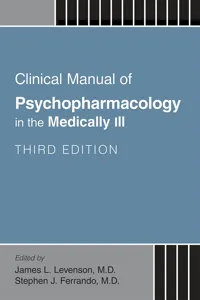 Clinical Manual of Psychopharmacology in the Medically Ill_cover