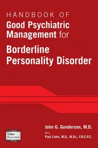 Handbook of Good Psychiatric Management for Borderline Personality Disorder_cover