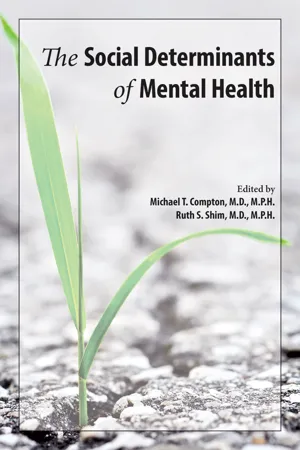 The Social Determinants of Mental Health