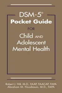DSM-5® Pocket Guide for Child and Adolescent Mental Health_cover