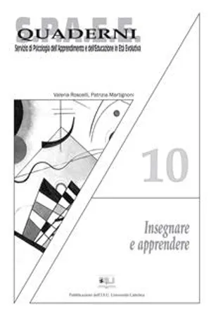 Insegnare e apprendere - quaderni spaee 10