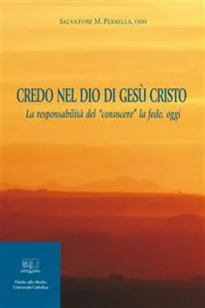 Credo nel Dio di Gesù Cristo