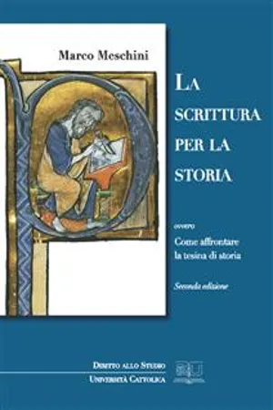 La scrittura per la storia