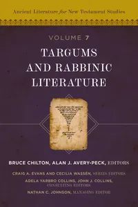 Targums and Rabbinic Literature_cover