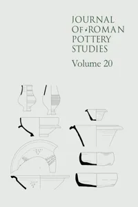 Journal of Roman Pottery Studies Volume 20_cover