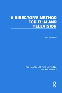 A Director's Method for Film and Television_cover