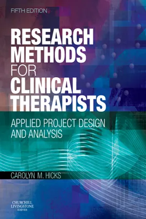 Research Methods for Clinical Therapists