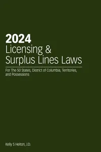 2024 Licensing & Surplus Lines Laws_cover