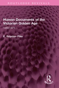 Human Documents of the Victorian Golden Age_cover