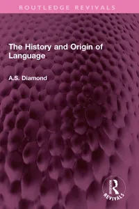 The History and Origin of Language_cover