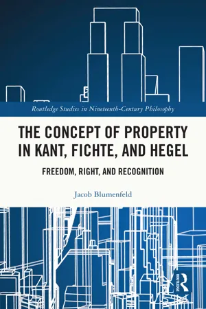 The Concept of Property in Kant, Fichte, and Hegel