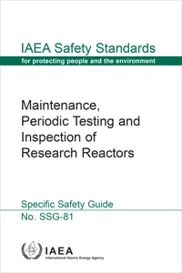Maintenance, Periodic Testing and Inspection of Research Reactors_cover