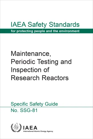Maintenance, Periodic Testing and Inspection of Research Reactors