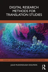 Digital Research Methods for Translation Studies_cover