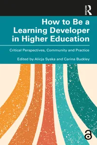 How to Be a Learning Developer in Higher Education_cover