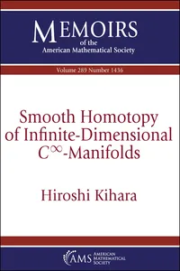 Smooth Homotopy of Infinite-Dimensional $C^{\infty}$-Manifolds_cover