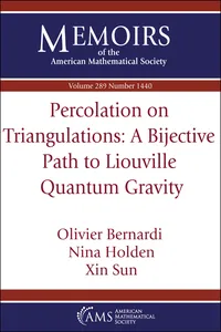 Percolation on Triangulations: A Bijective Path to Liouville Quantum Gravity