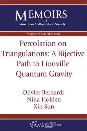 Percolation on Triangulations: A Bijective Path to Liouville Quantum Gravity