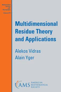 Multidimensional Residue Theory and Applications_cover