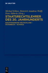 Staatsrechtslehrer des 20. Jahrhunderts_cover