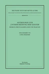 Anthologie zur ‚Unterscheidung der Geister‘_cover