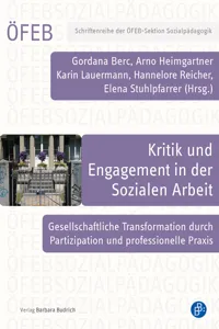 Kritik und Engagement in der Sozialen Arbeit_cover