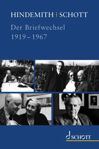 Hindemith - Schott. Der Briefwechsel_cover