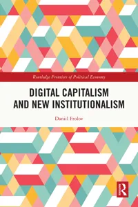 Digital Capitalism and New Institutionalism_cover