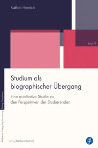 Studium als biographischer Übergang_cover