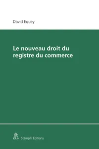 Le nouveau droit du registre du commerce_cover