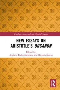 New Essays on Aristotle’s Organon_cover