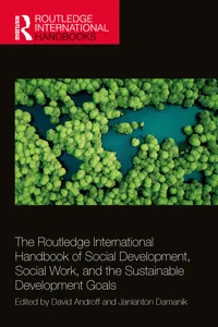 The Routledge International Handbook of Social Development, Social Work, and the Sustainable Development Goals_cover