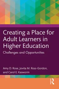 Creating a Place for Adult Learners in Higher Education_cover